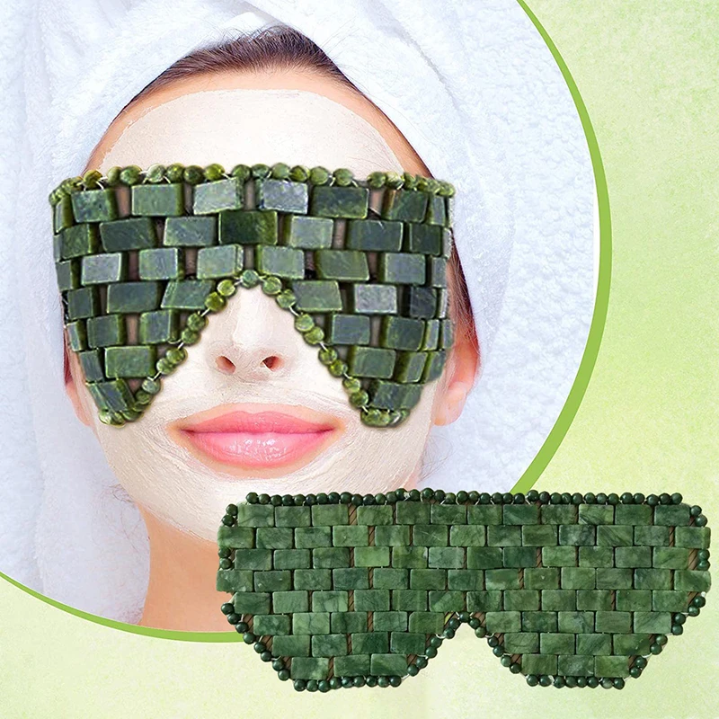 Luxury Skincare Tools - Masque facial rafraîchissant en jade pour