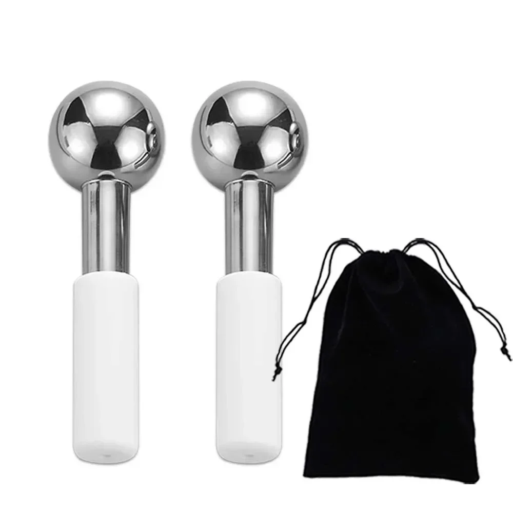 Luxury Skincare Tools - Globes de glace en acier inoxydable,