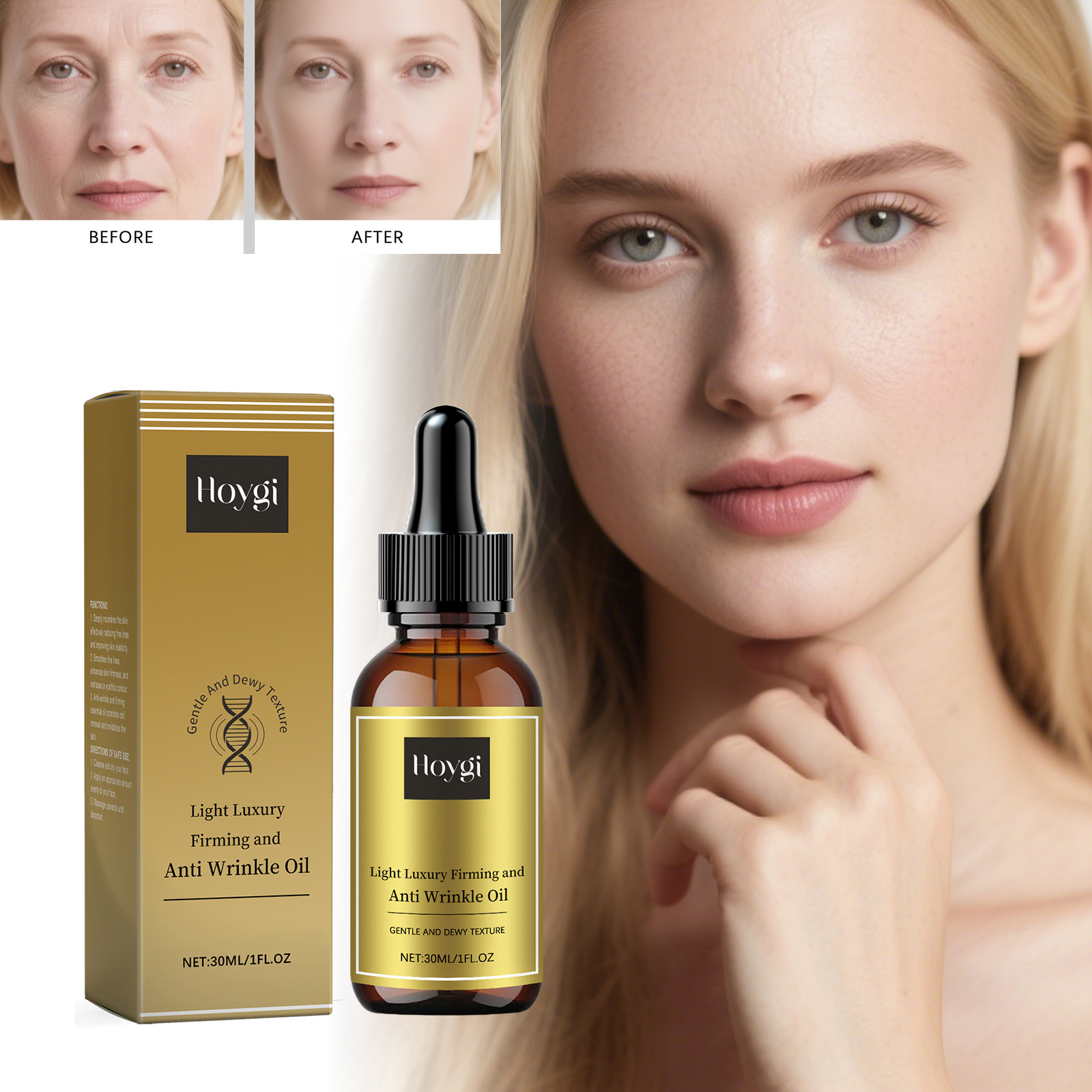 Luxury Skincare China - Huile de soin raffermissante pour le