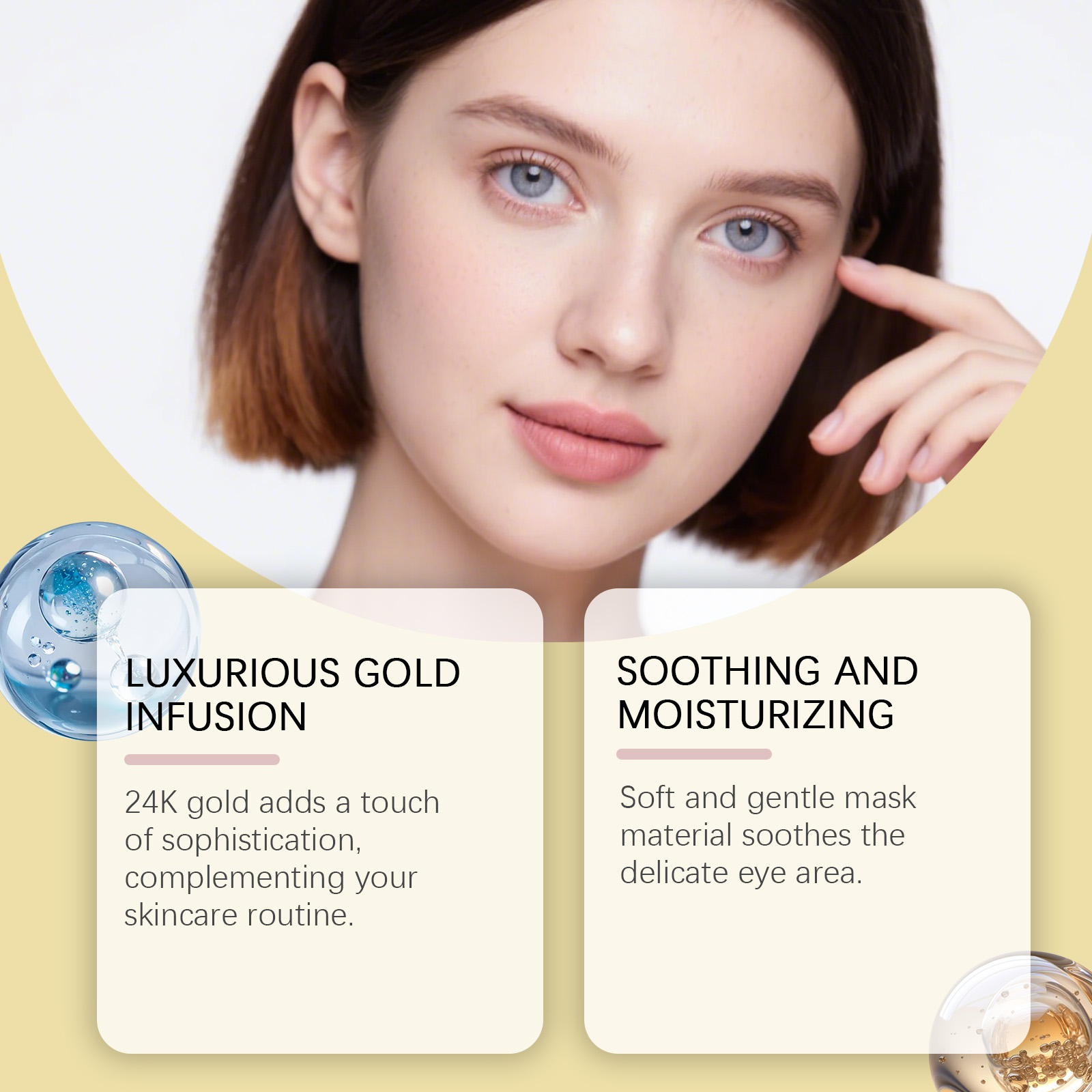 Masque pour les yeux réparateu - Luxury Skincare Serum avis et prix