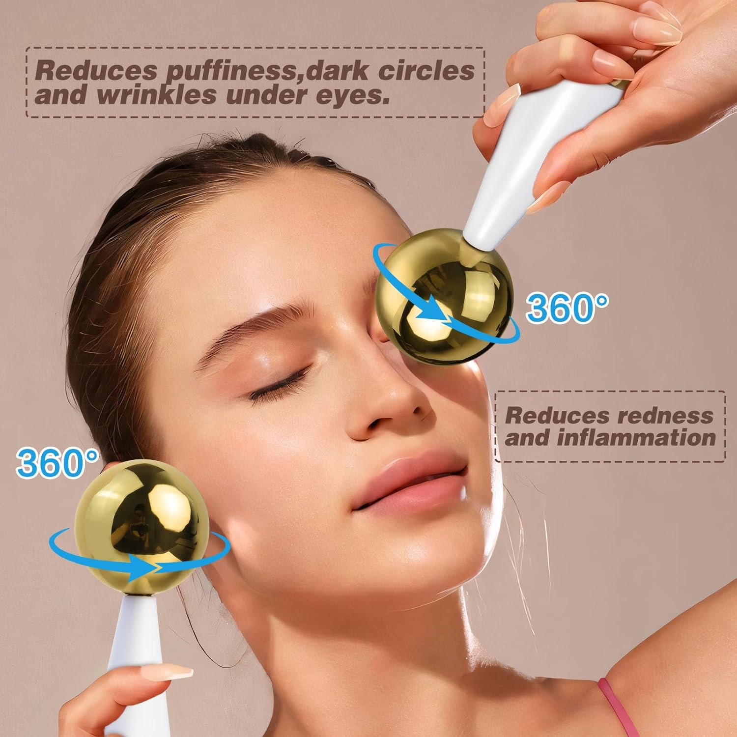 Globes de glace pour le visage - Luxury Skincare Tools avis et prix