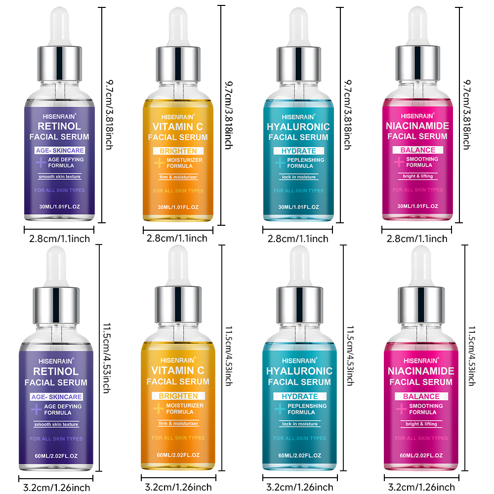 Ensemble de 4 Essences Hydrata - Luxury Skincare Serum avis et prix