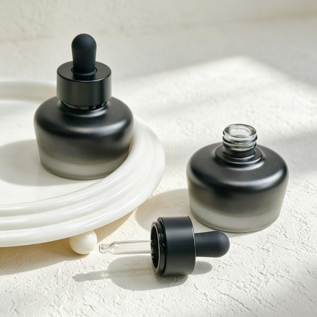 Flacon compte-gouttes en verre - Luxury Skincare Serum avis et prix