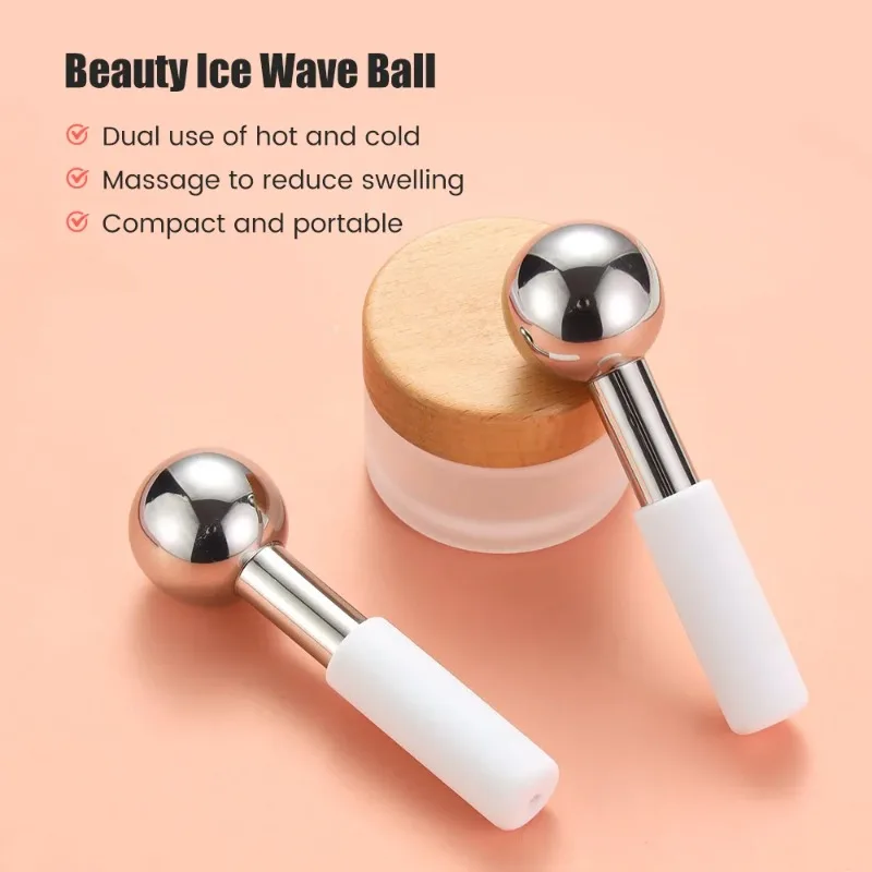 Globes de glace en acier inoxy - Luxury Skincare Tools avis et prix